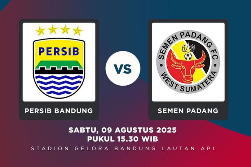 Prediksi BRI Super League: Persib Bandung vs Semen Padang 9 Agustus 2025